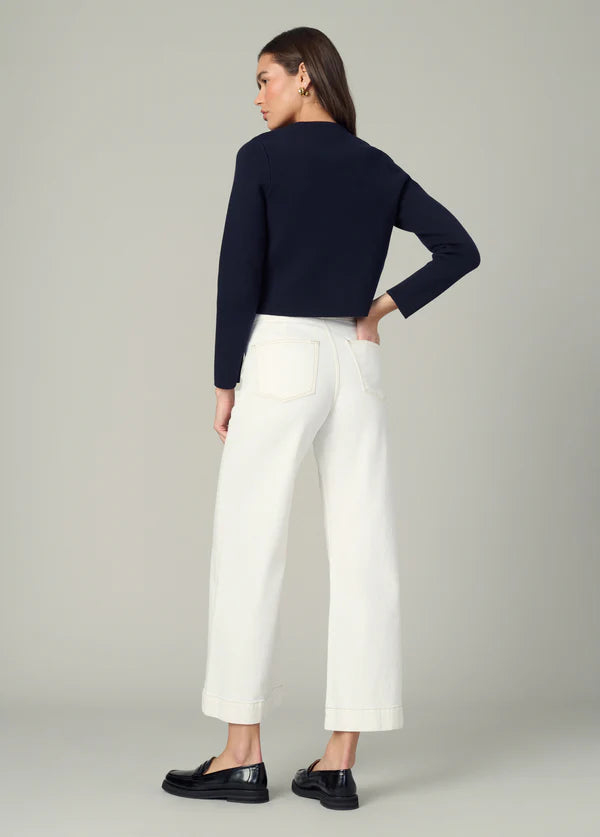 Ellia Wide Leg Ankle - Milk