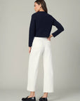 Ellia Wide Leg Ankle - Milk