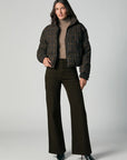 Mia Patch Pocket Jean - Olive