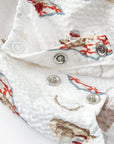 Ruffle Collar Onesie - Picnic