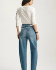 Nica Barrel Jean- Light Brushed