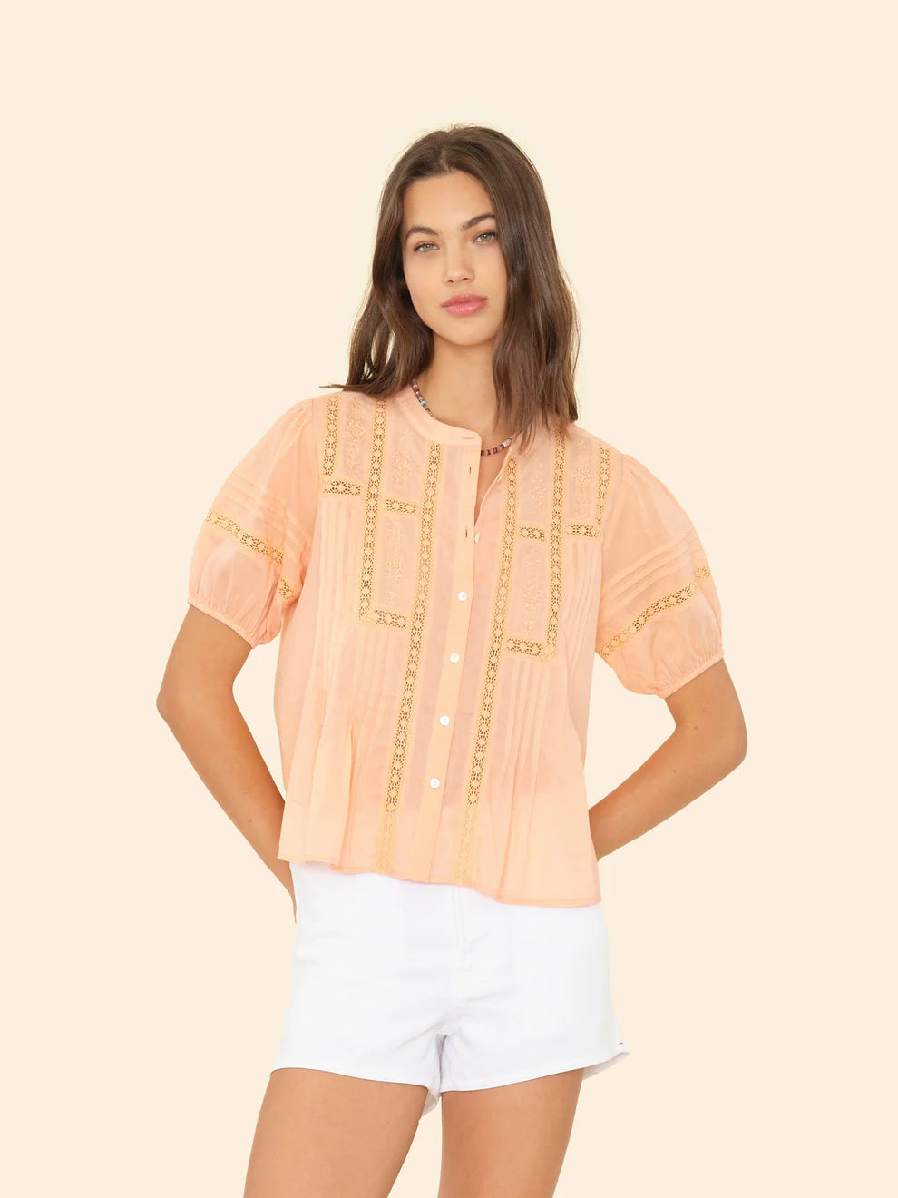 Claudia Shirt - Soft Peach