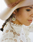Nomad Earrings - Brass & Sterling Silver