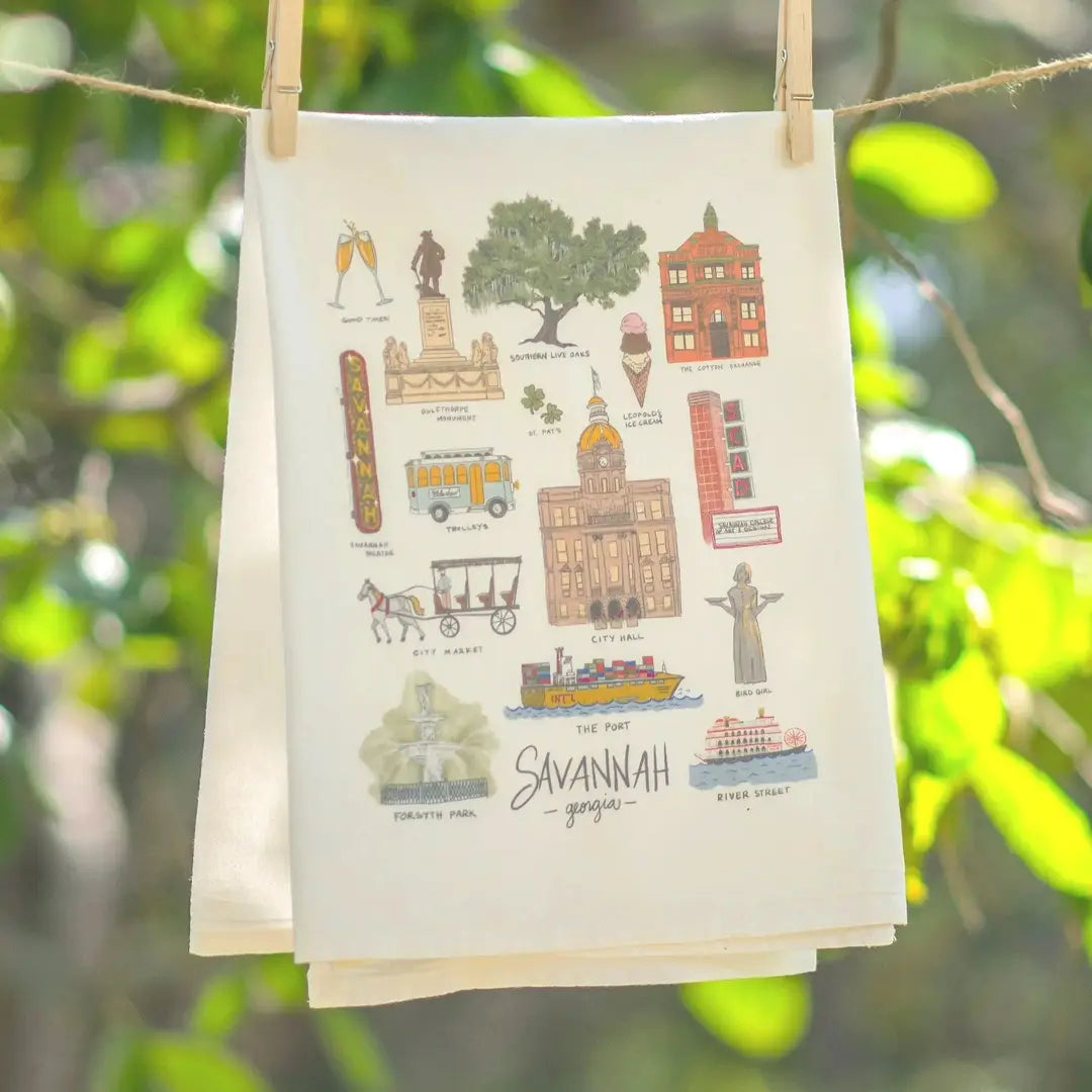 Savannah Sights Tea Towel