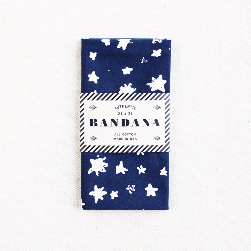 Star Field Bandana - Navy