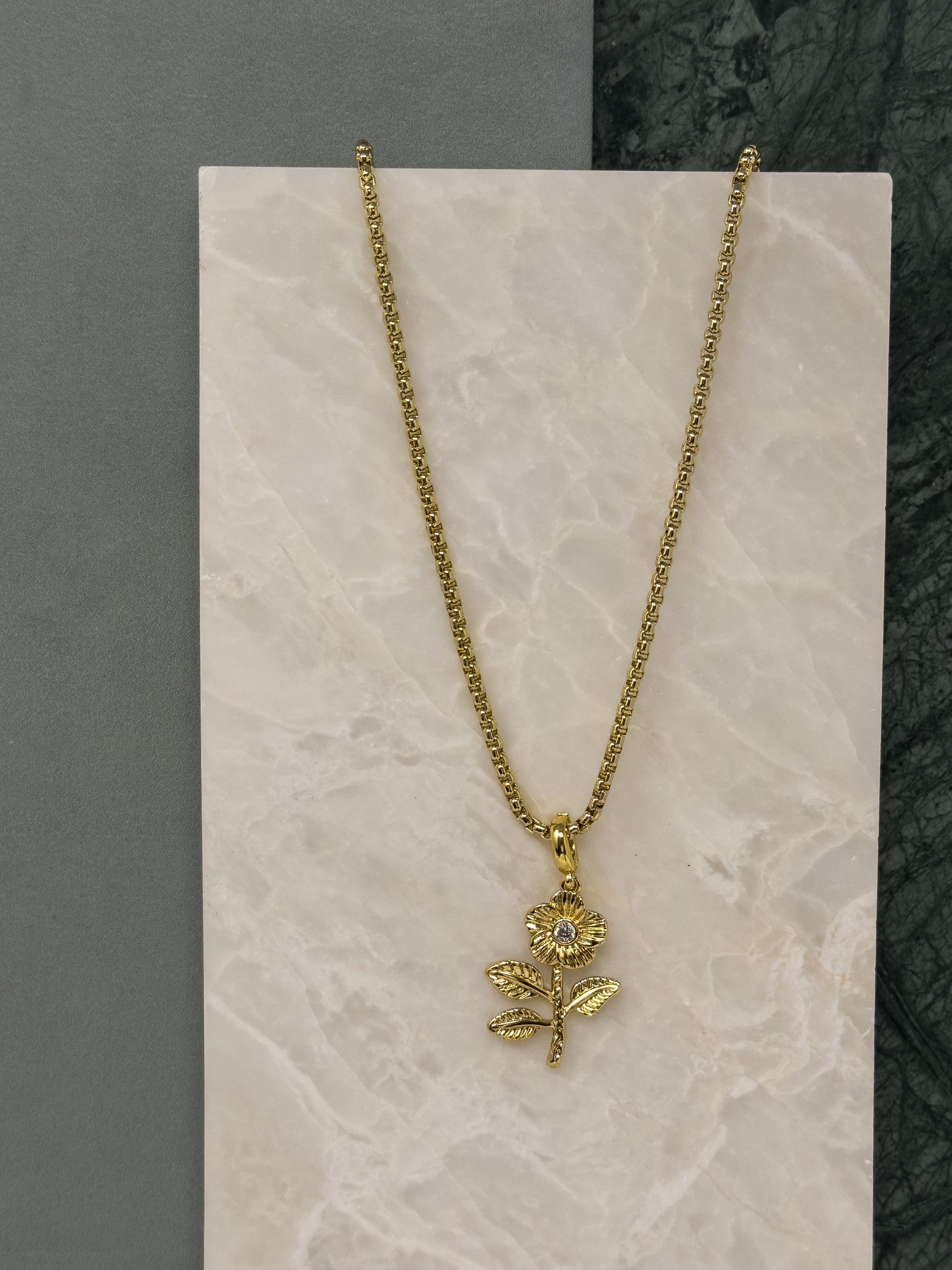 Figgy Flower Stem Charm