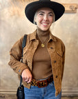 Megi Camel Corduroy Jacket