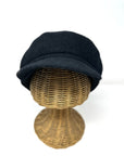 Wool Newsie Cap - Black