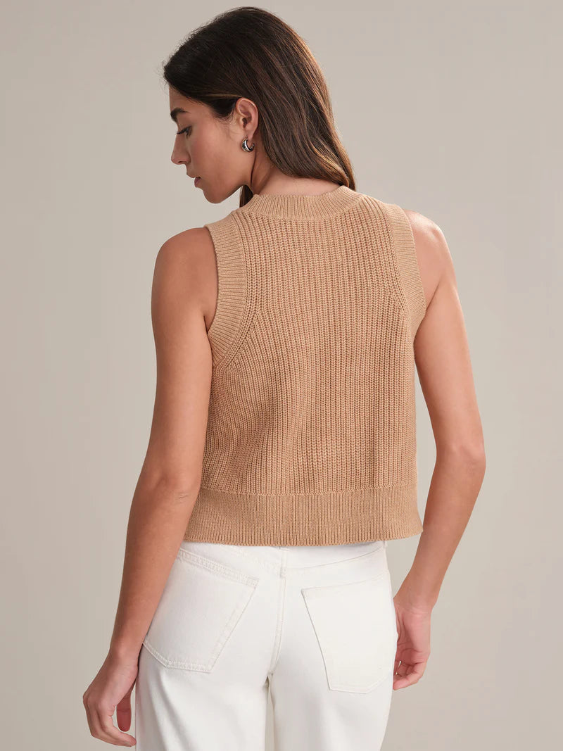 Demi Crew Tank - Camel