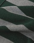 Colette Crew Neck Boxy Tee - Grey & Green