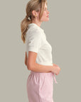 Coco Peter Pan Collar Cardigan - Chalk