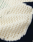 Tide Mesh Nautical Cardigan - Chalk
