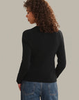 Calloway High Neck Cardi - Black