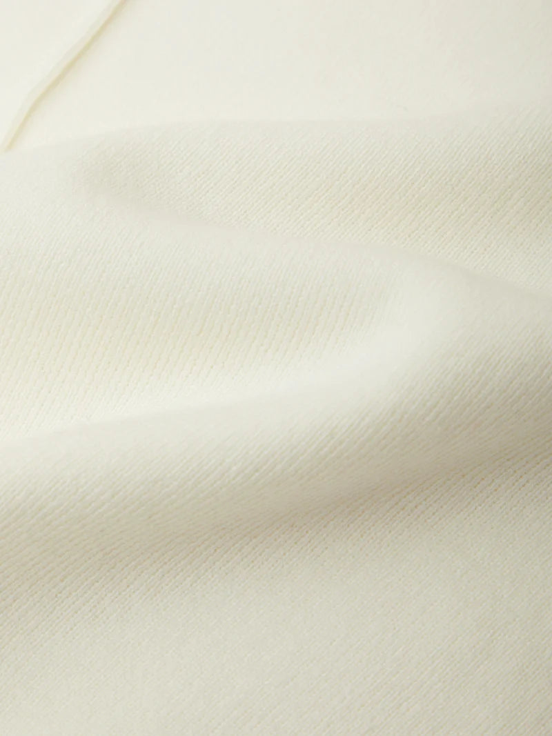 Colette Crew Neck Boxy Tee - Chalk