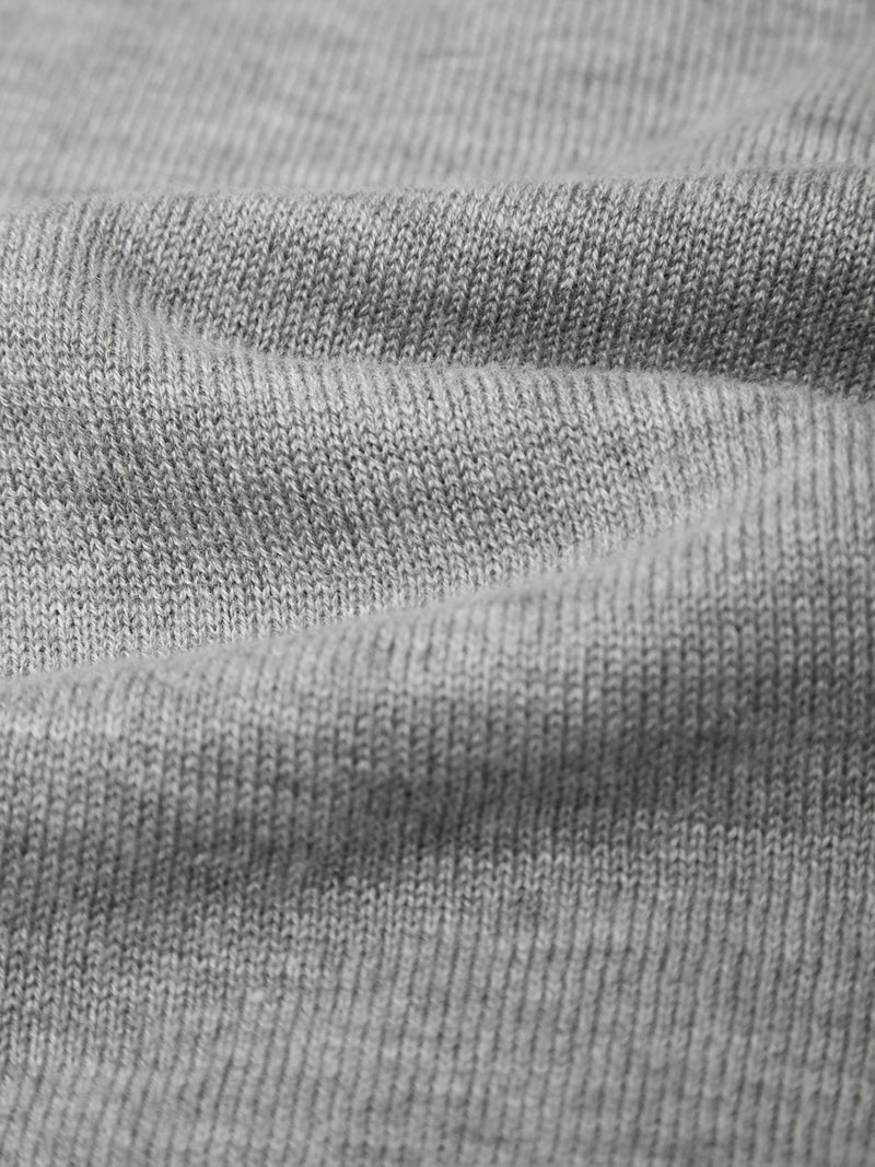 Edith Mock Neck Cardi - Grey