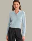 Millicent Placket Pullover - Sky