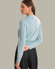 Millicent Placket Pullover - Sky