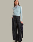 Millicent Placket Pullover - Sky