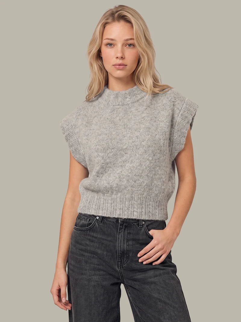 Greer Dolman Pullover - Grey