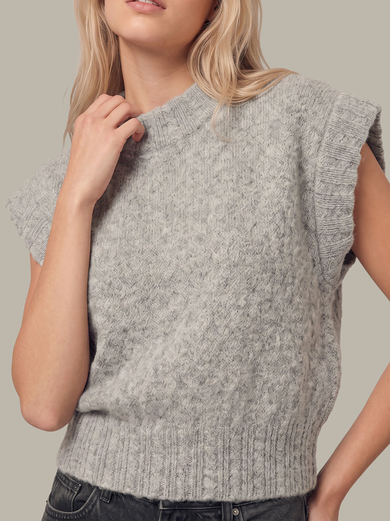Greer Dolman Pullover - Grey