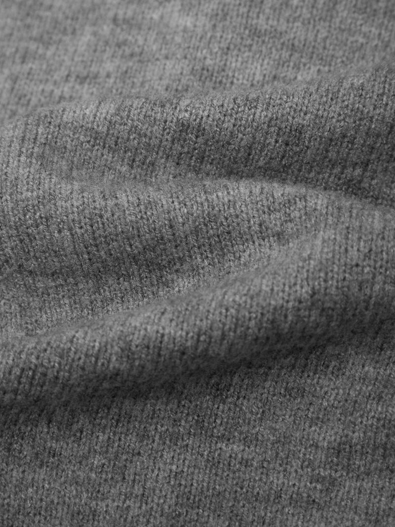 Priscilla Double Layer Polo Cardi - Grey