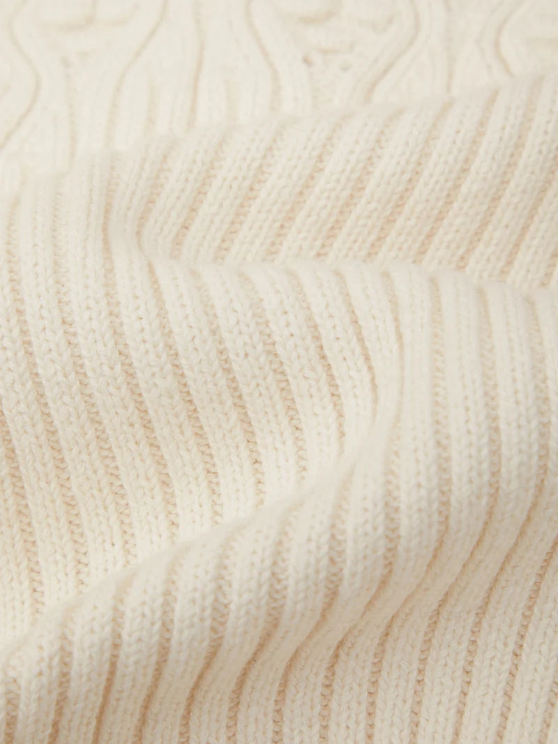 Cici Bobble Knit Cardi - Sea Salt
