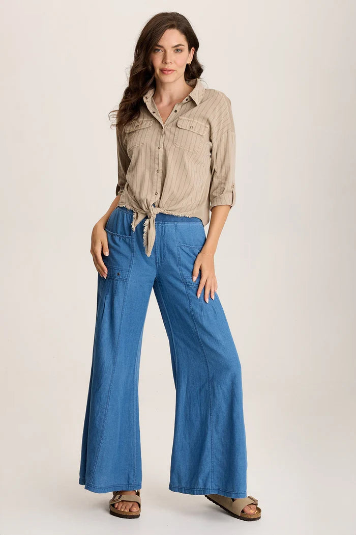 Florentine Wide Leg - Etiolate