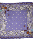 Embroidered Bandana - Pastel Lavender