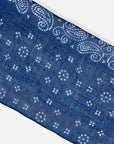 Dotted Paisley Bandana- Blue