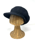 Wool Newsie Cap - Black