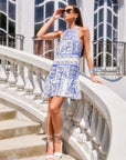 Brenda Ruffle Hem Dress