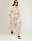 Rhea Stripe Skirt