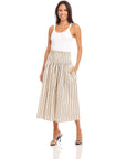 Rhea Stripe Skirt