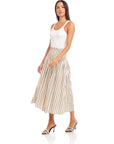 Rhea Stripe Skirt