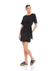 Diana Side Knot Dress - Black