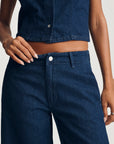 Siena Jean - Dark Linen Denim
