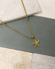 Figgy Curling Starfish Charm