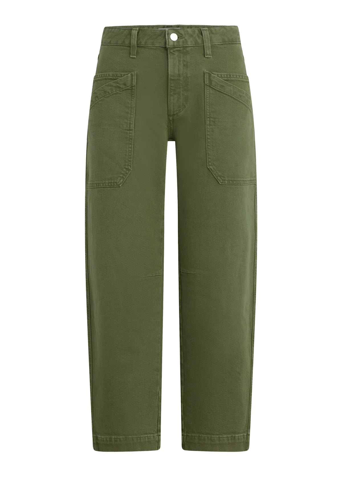 Double Pocket Barrel Jean - Moss