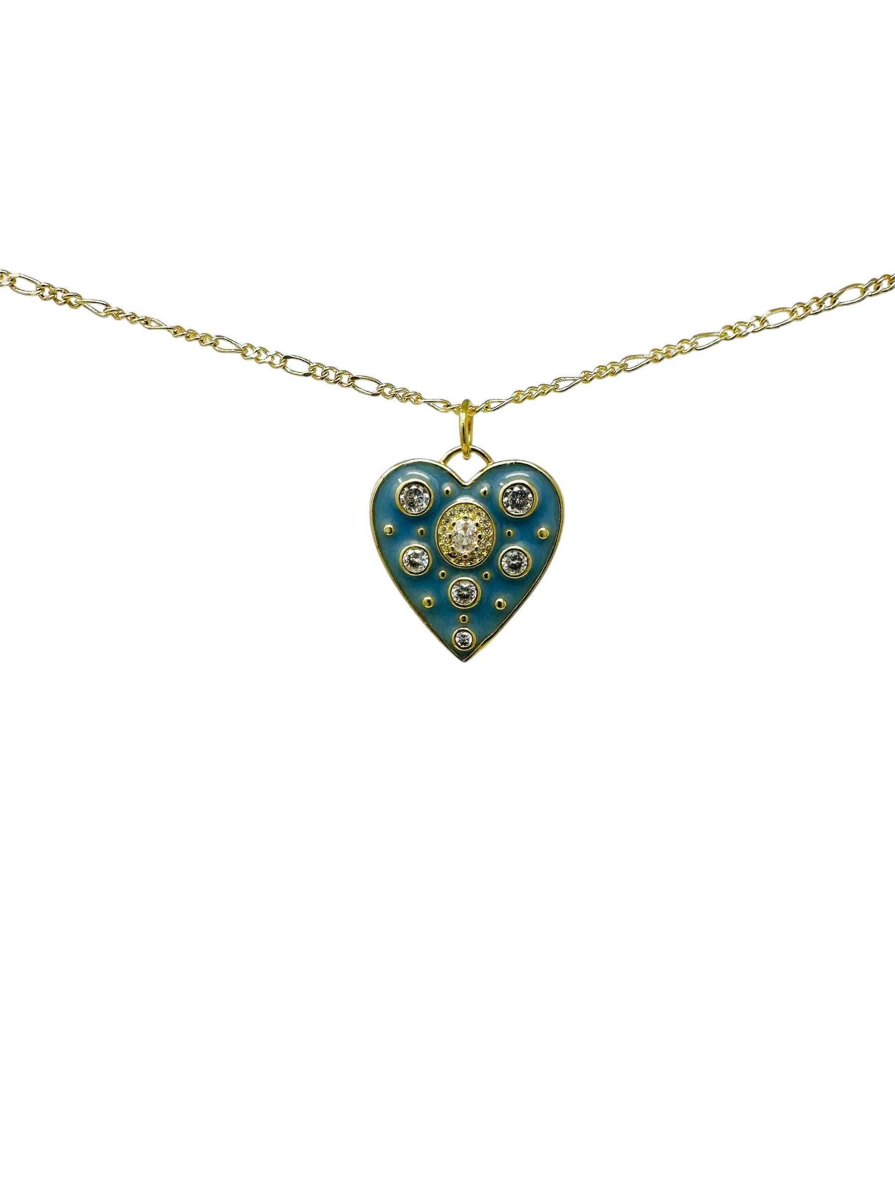 TCP Teal Heart Charm