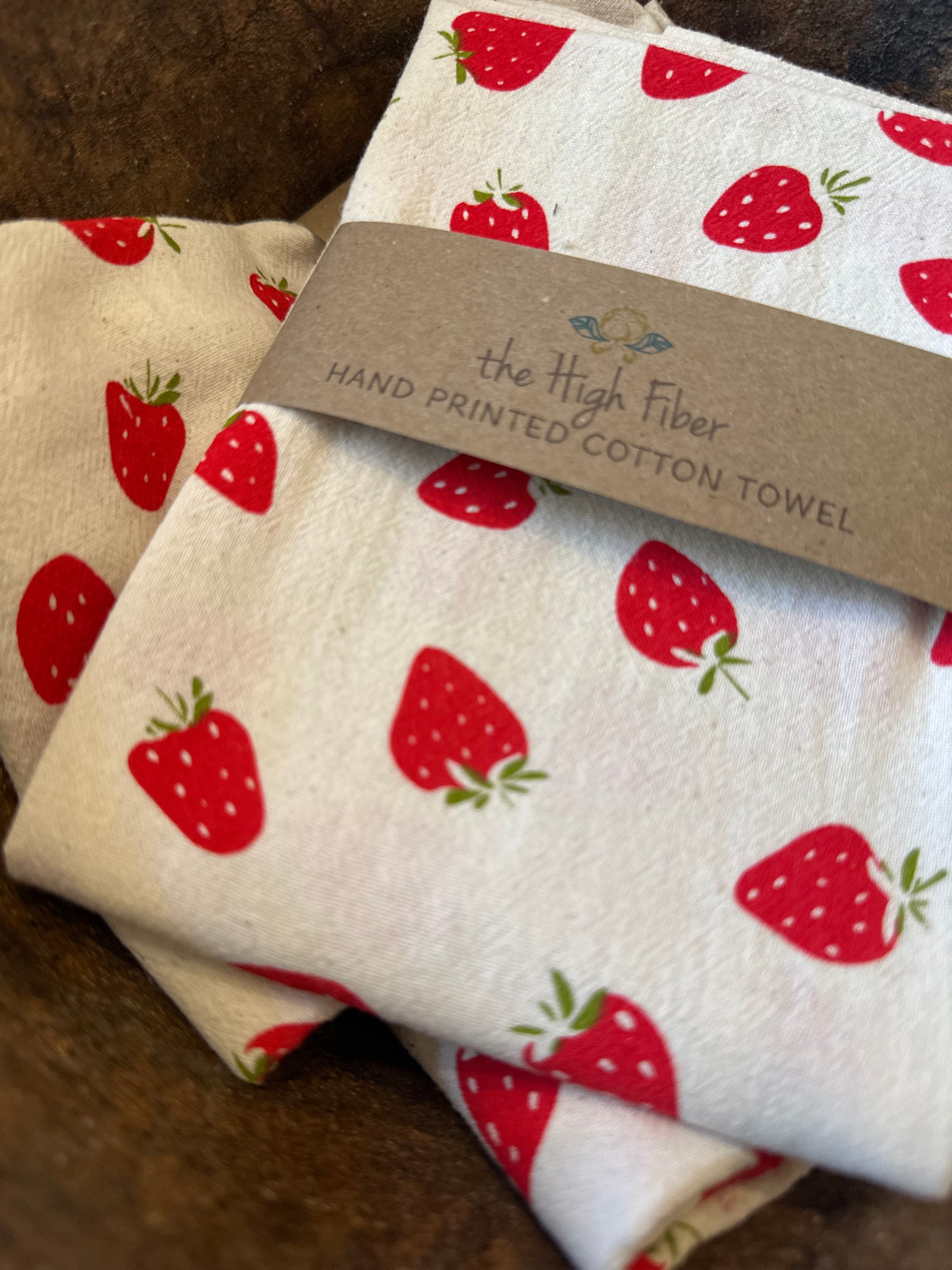 Tea Towel - Strawberry