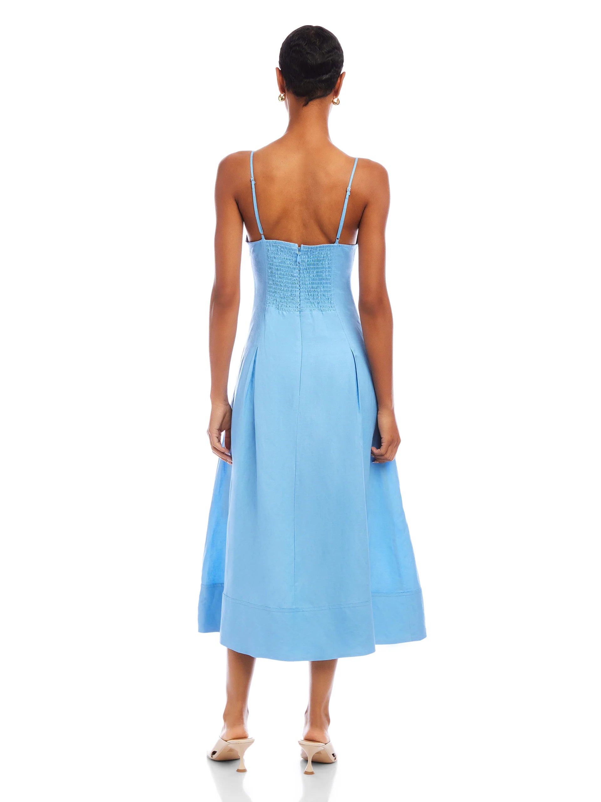 Jessa Midi Dress - Lake