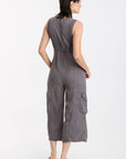 Tavin Crop Jumpsuit - Graphite