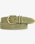 Fayla Belt - Olive Suede