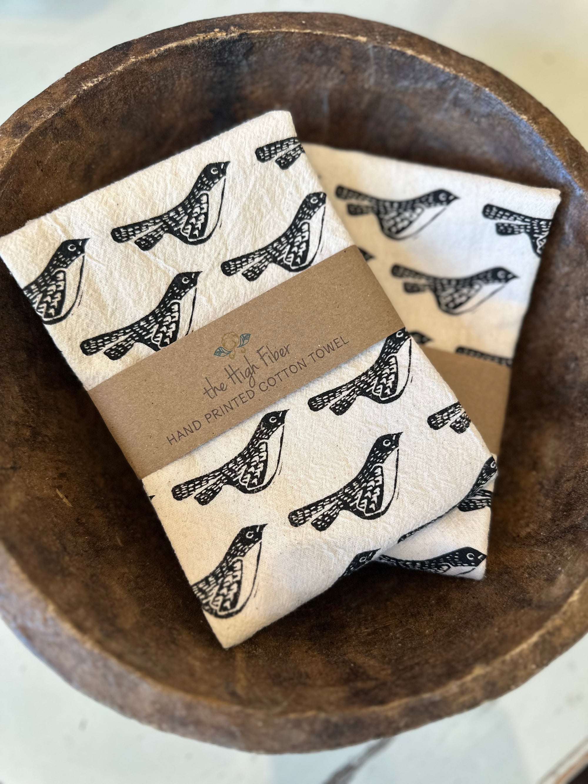 Tea Towel - Black Birds