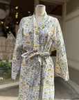 Camelia Blue Robe