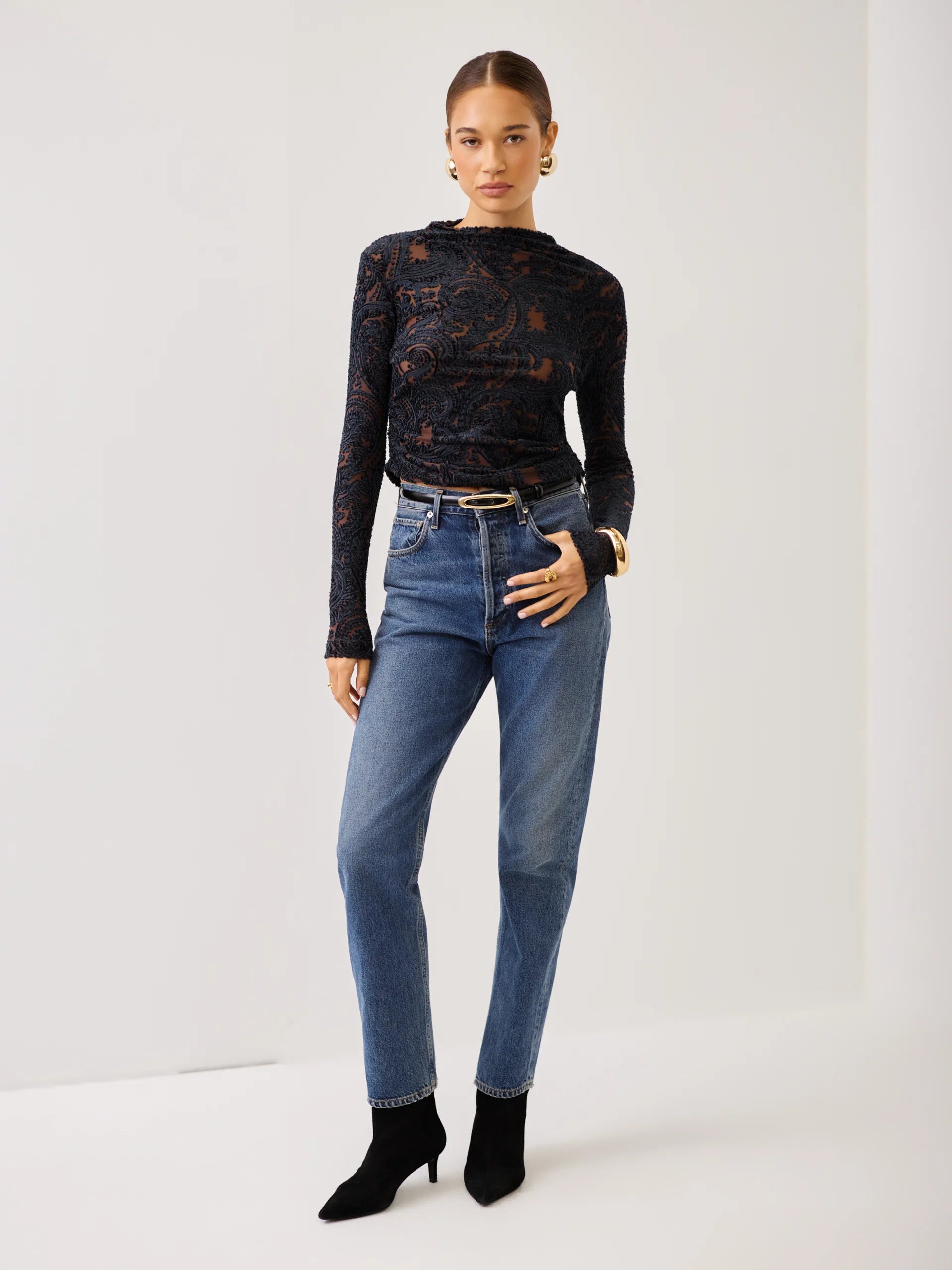 Khami Shirred Top