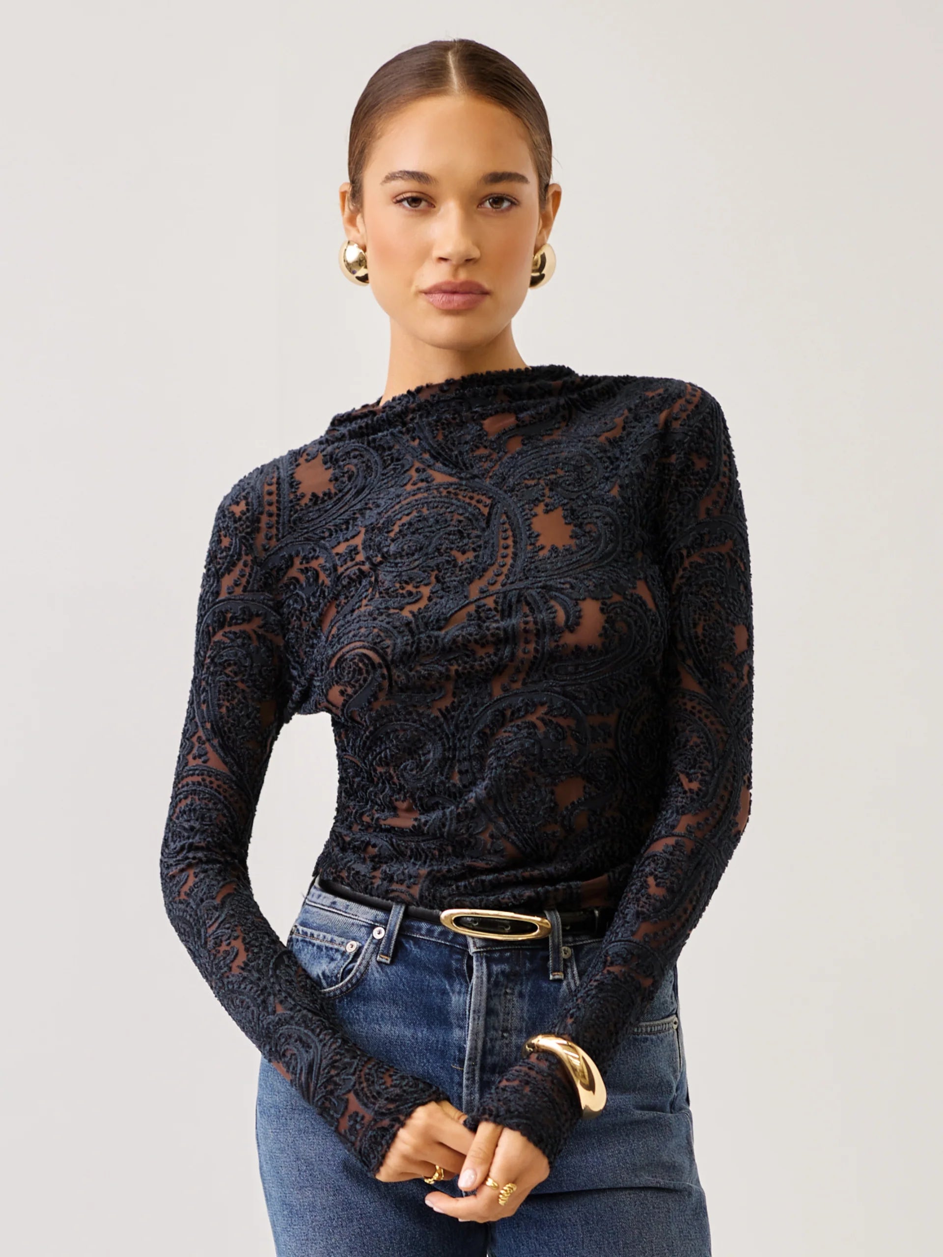 Khami Shirred Top