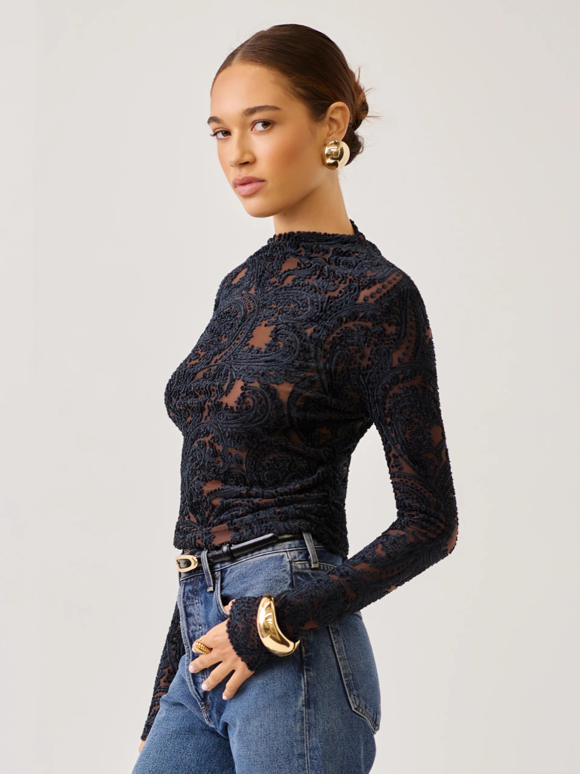 Khami Shirred Top