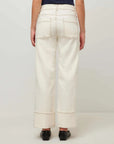 Tracey Patch Pocket Cuffed Jeans - Natural