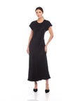 Emmeline Bias Dress - Black